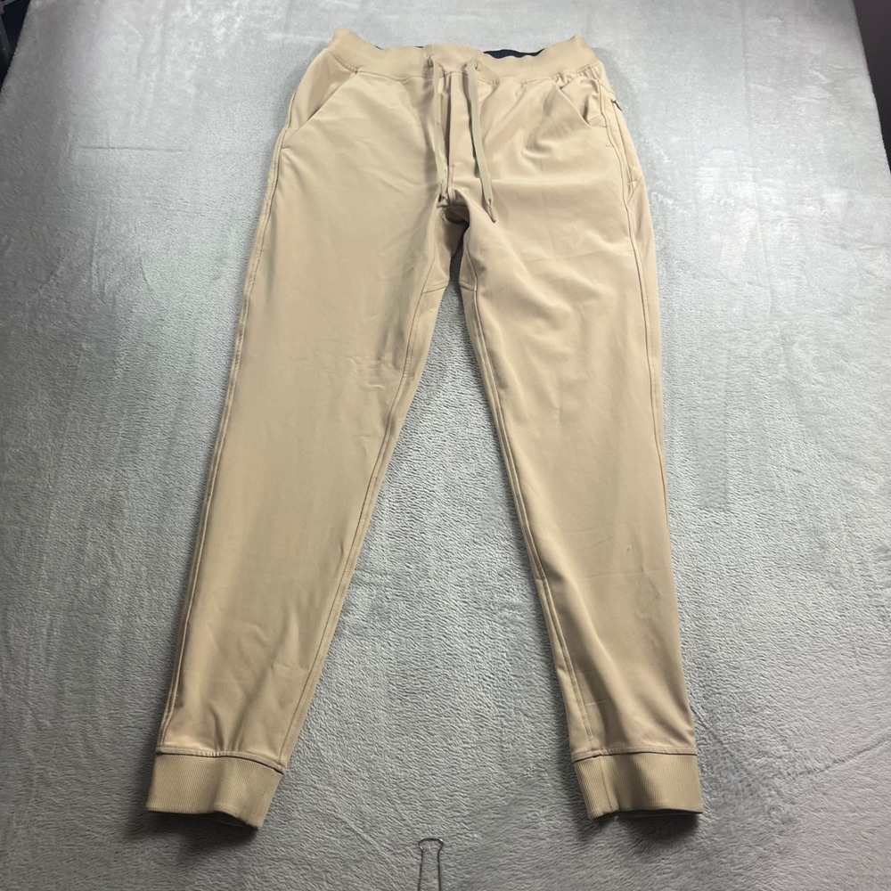 Birddogs Mens Joggers‎ Tan Khaki Athletic Sweatpants Size M Drawstring Cuffs